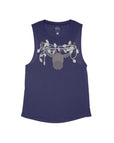 Midnight Flowy Tank