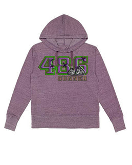 Plum Heather Hoodie / S