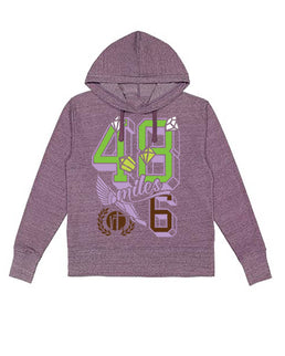 Plum Heather Hoodie / S