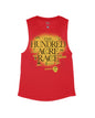 Red Heather Flowy Tank / XS