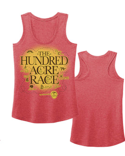 Red Heather Ribbed Tank / XS