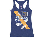 Heather Navy Racerback