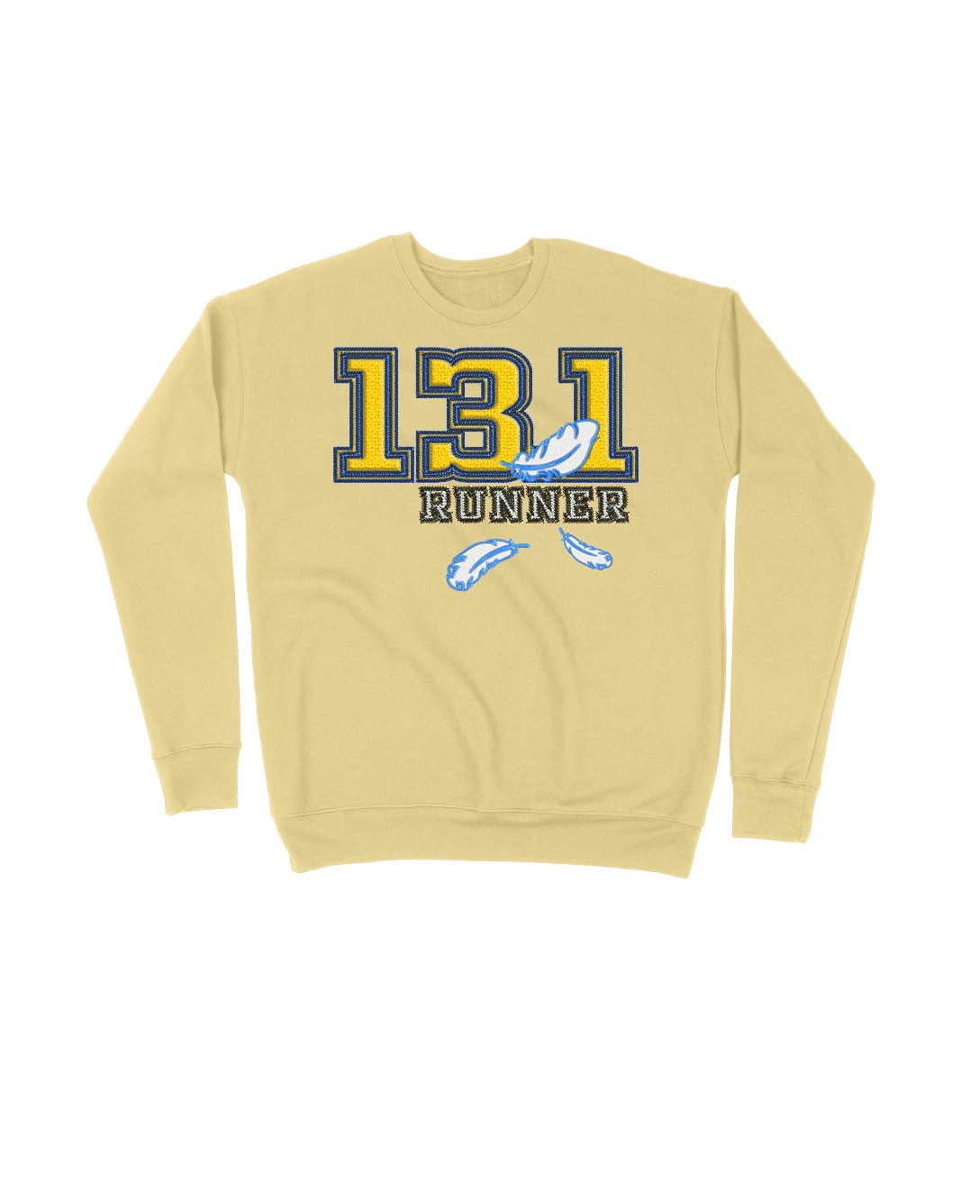 13.1 Runner Feathers Sorority Letters