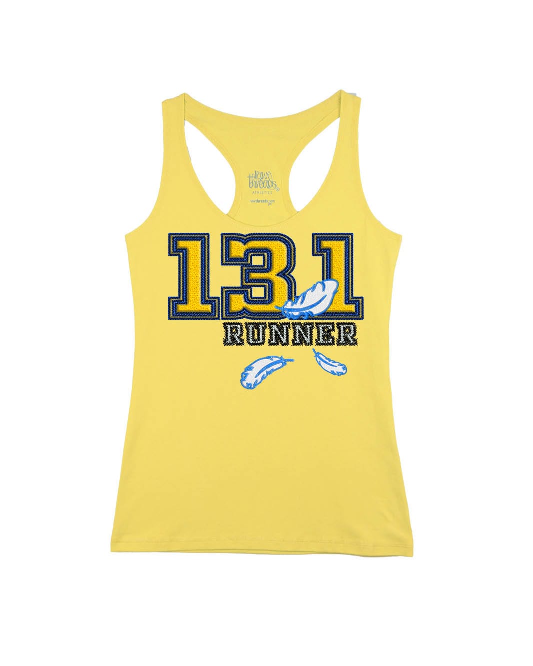 13.1 Runner Feathers Sorority Letters