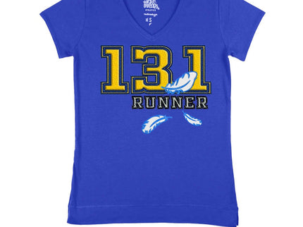 13.1 Runner Feathers Sorority Letters