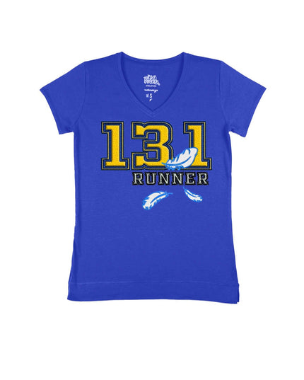 13.1 Runner Feathers Sorority Letters