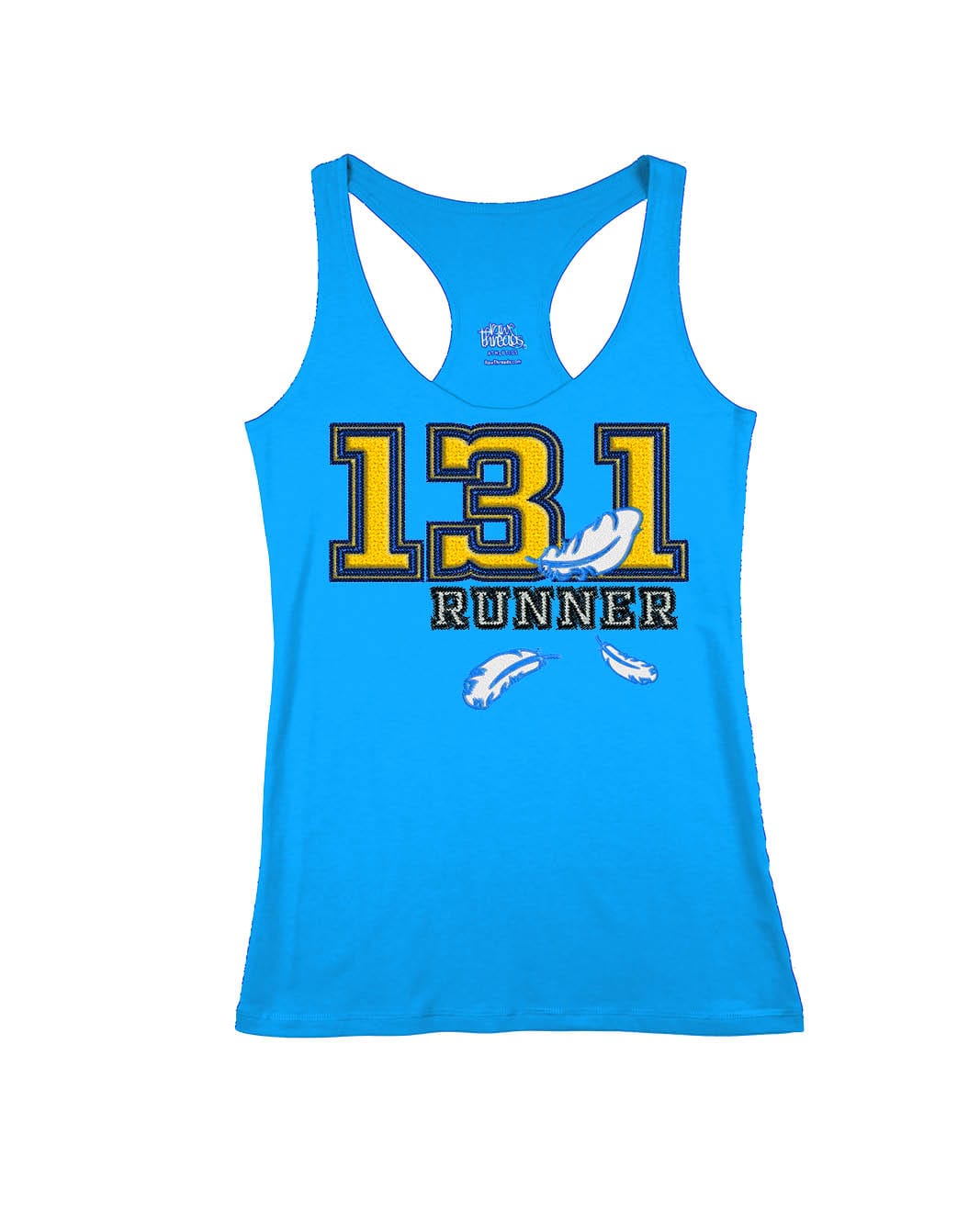 13.1 Runner Feathers Sorority Letters