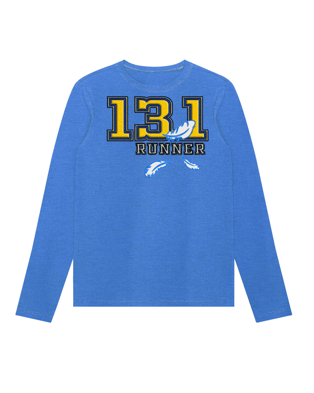 13.1 Runner Feathers Sorority Letters