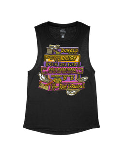 Black Flowy Tank / XS