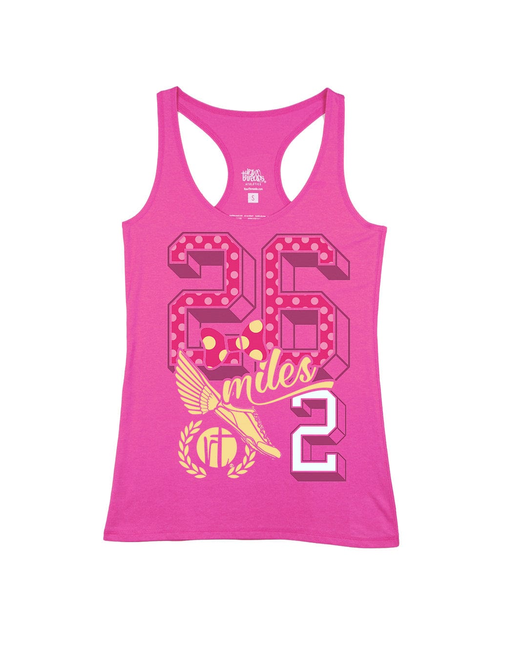26.2 Polka Dots Varsity Block Numbers
