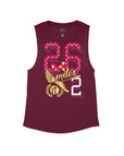 Maroon Flowy Tank