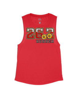 Red Flowy Tank / S