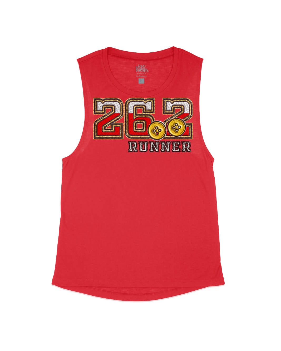 26.2 Runner Buttons Sorority Letters