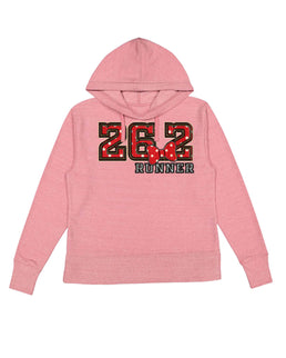 Pink Heather Hoodie / S