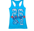 Ocean Blue Racerback