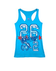 Ocean Blue Racerback