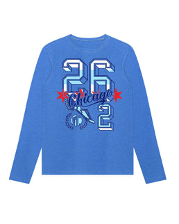 Heather Blue Long Sleeve / XS