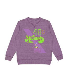 Plum Heather Pullover / S