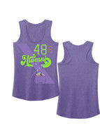 Purple Heather Ribbed Tank