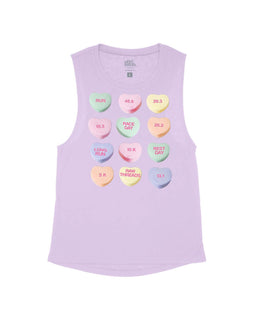 Lavender Flowy Tank / S