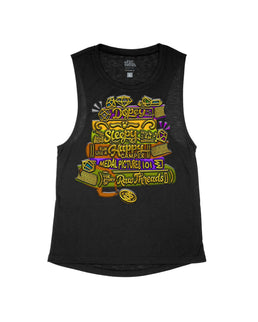 Black Flowy Tank / XS