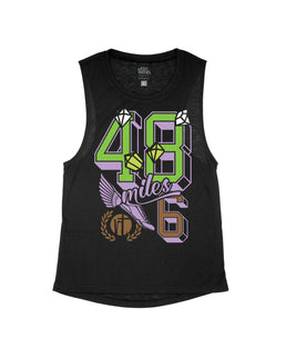 Black Flowy Tank / XS