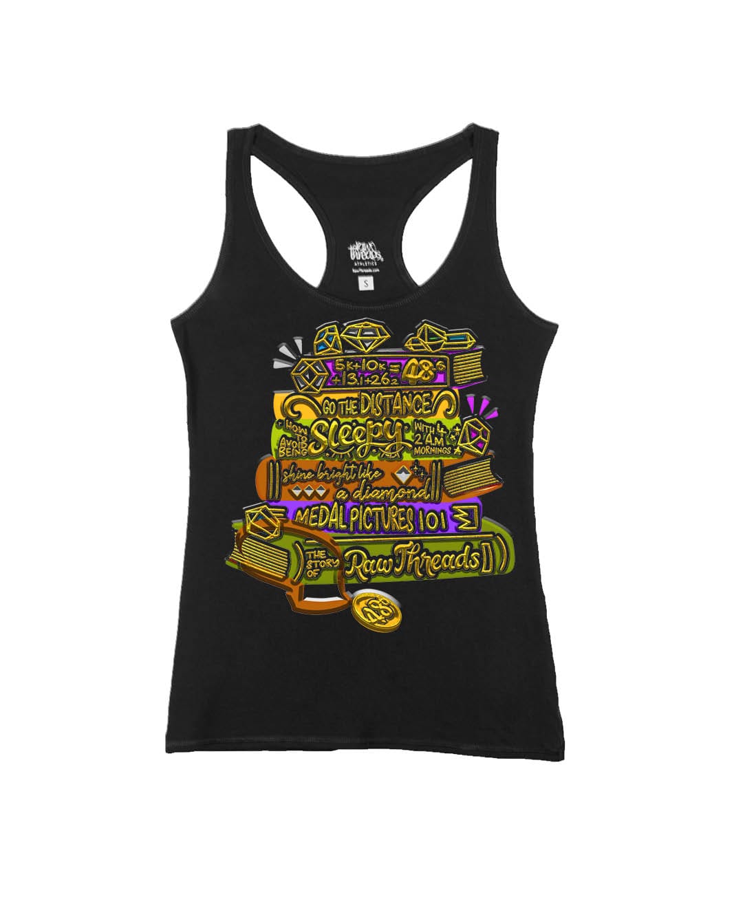 5k + 10k + 13.1 + 26.2= 48.6 Storybooks