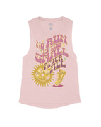 Vintage Pink Flowy Tank