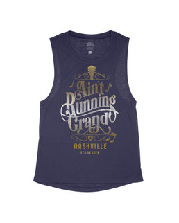 Midnight Flowy Tank / S