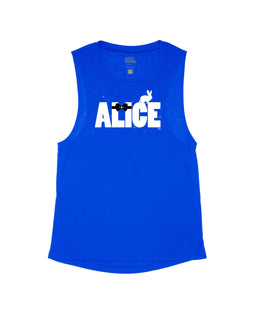 Royal Blue Flowy Tank / S