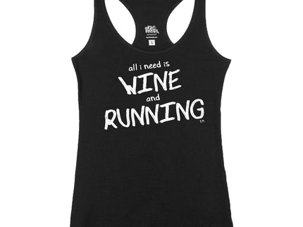 ALL I NEED IS WINE AND RUNNING