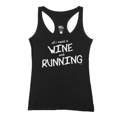 ALL I NEED IS WINE AND RUNNING