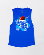 Royal Blue Flowy Tank