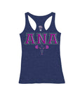 Heather Navy Racerback