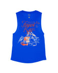 Royal Blue Flowy Tank