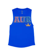 Royal Blue Flowy Tank