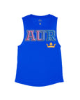 Royal Blue Flowy Tank