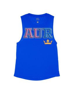 Royal Blue Flowy Tank / S
