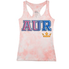 Pink Tie-Dye Racerback