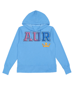 Blue Heather Hoodie / S