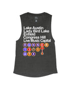 Black Heather Flowy Tank