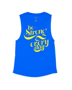 Royal Blue Flowy Tank