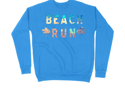 Beach Run with Waves and Sand (2 palm trees)