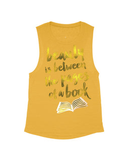 Golden Flowy Tank / XS