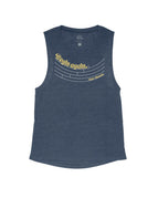 Antique Midnight Flowy Tank