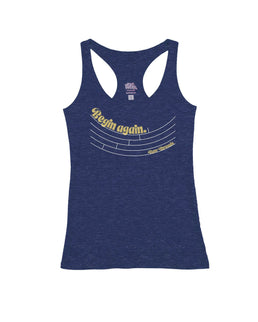 Heather Navy Racerback / M