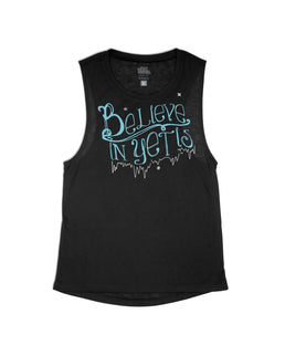 Black Flowy Tank / XS