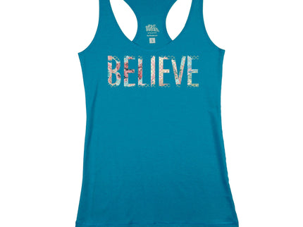 Believe Mermaid Scales and Coral