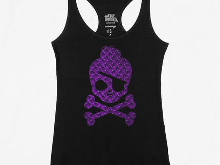 Bell Crossbones with Black Cat Pattern