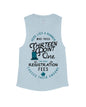 Stone Blue Flowy Tank